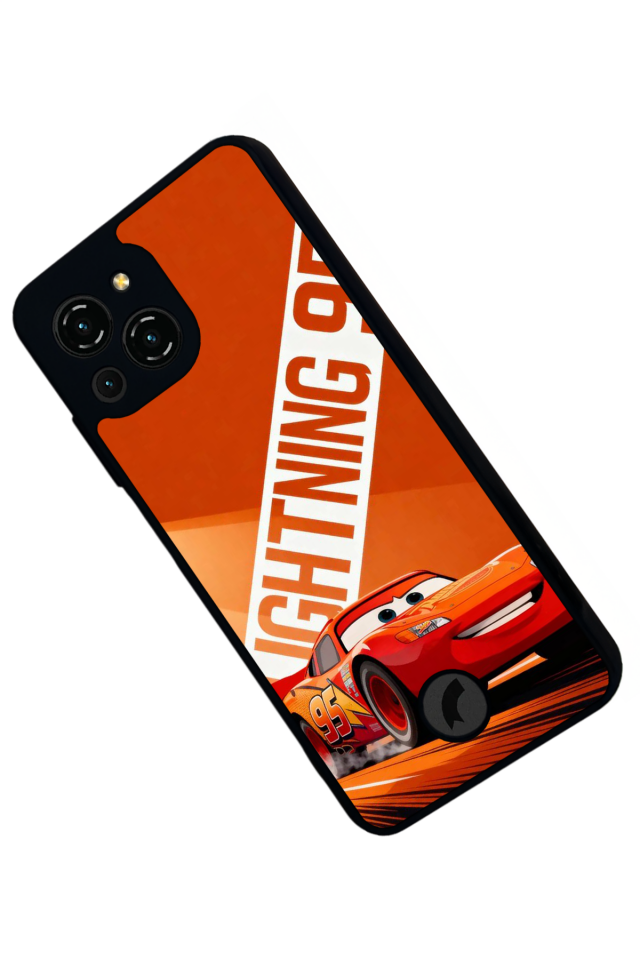 Reeder S23 Pro Max Uyumlu Simsek McQueen Tasarımlı Glossy Premium Kılıf