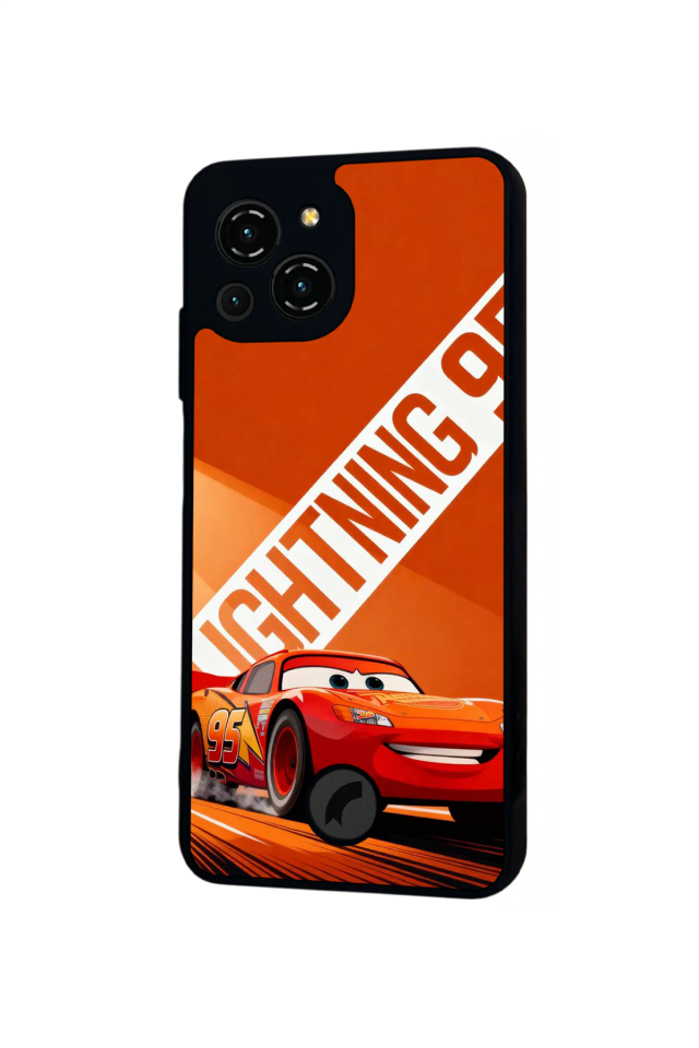 Reeder S23 Pro Max Uyumlu Simsek McQueen Tasarımlı Glossy Premium Kılıf