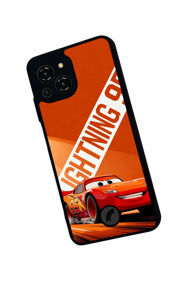 Reeder S23 Pro Max Uyumlu Simsek McQueen Tasarımlı Glossy Premium Kılıf