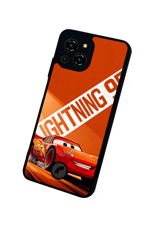 Reeder S23 Pro Max Uyumlu Simsek McQueen Tasarımlı Glossy Premium Kılıf