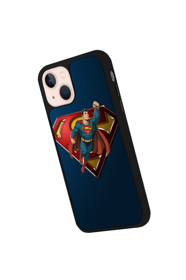 iPhone 13 Mini Uyumlu Superman Tasarımlı Glossy Premium Kılıf