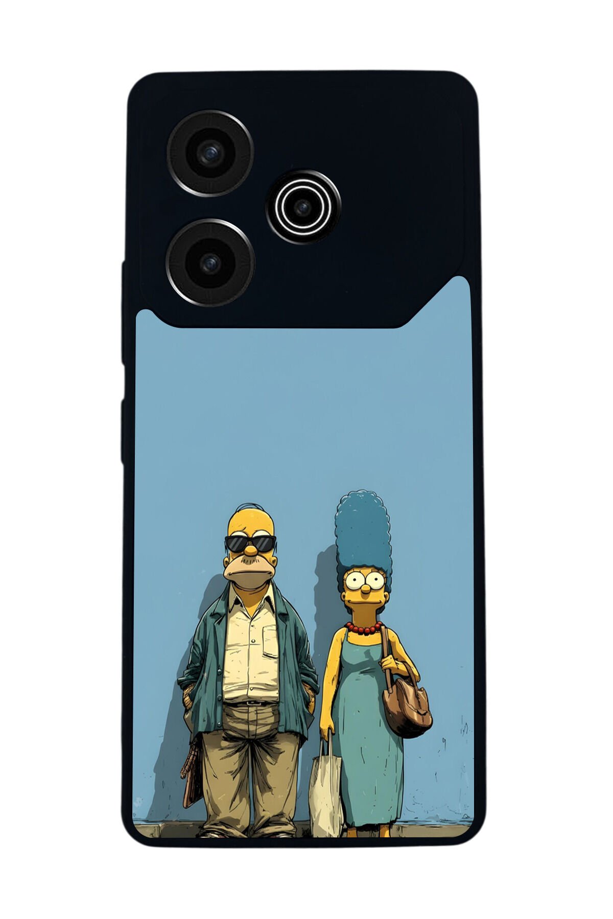 Tecno Pova 6 Uyumlu The Simpsons Tasarımlı Glossy Premium Kılıf