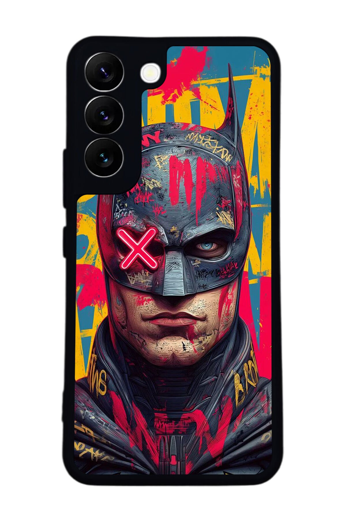 Samsung Galaxy S22 Uyumlu Batman Tasarımlı Glossy Premium Kılıf