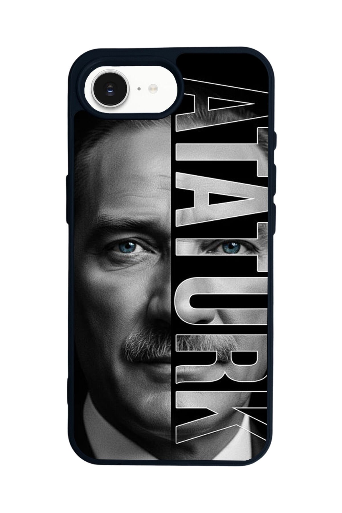 iPhone 16E Uyumlu Mustafa Kemal Ataturk Tasarımlı Glossy Premium Kılıf