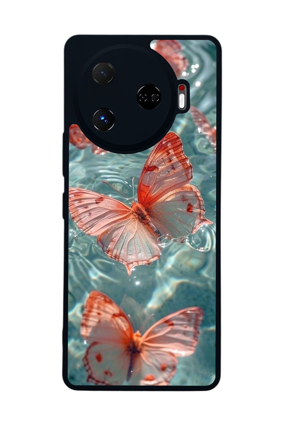 Tecno Camon 30 Pro Uyumlu Kelebek Tasarımlı Glossy Premium Kılıf