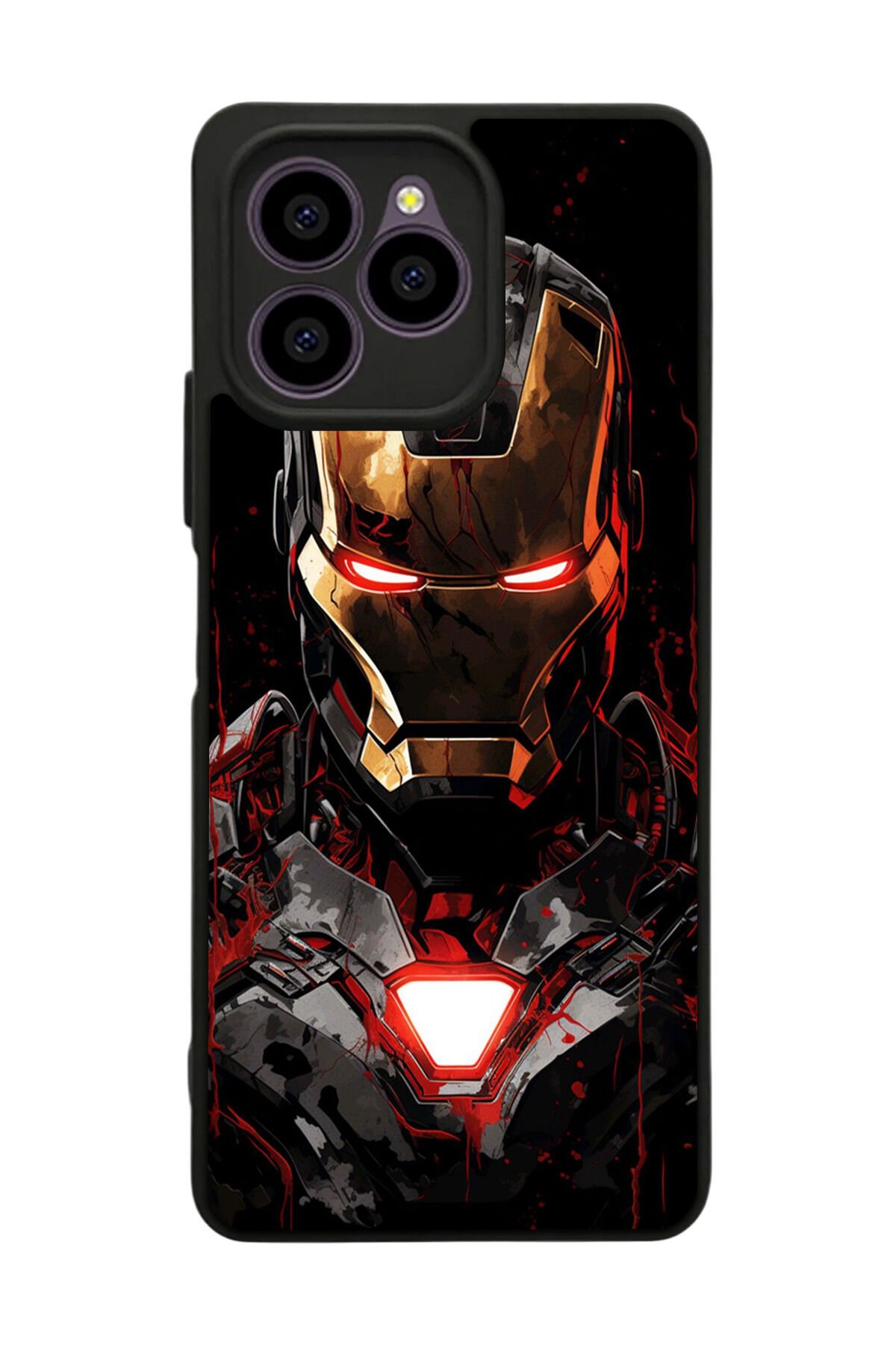 Omix X6 Uyumlu Iron Man ( Demir Adam ) Tasarımlı Glossy Premium Kılıf