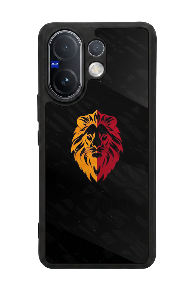 Vivo V60 Uyumlu Aslan Tasarımlı Glossy Premium Kılıf