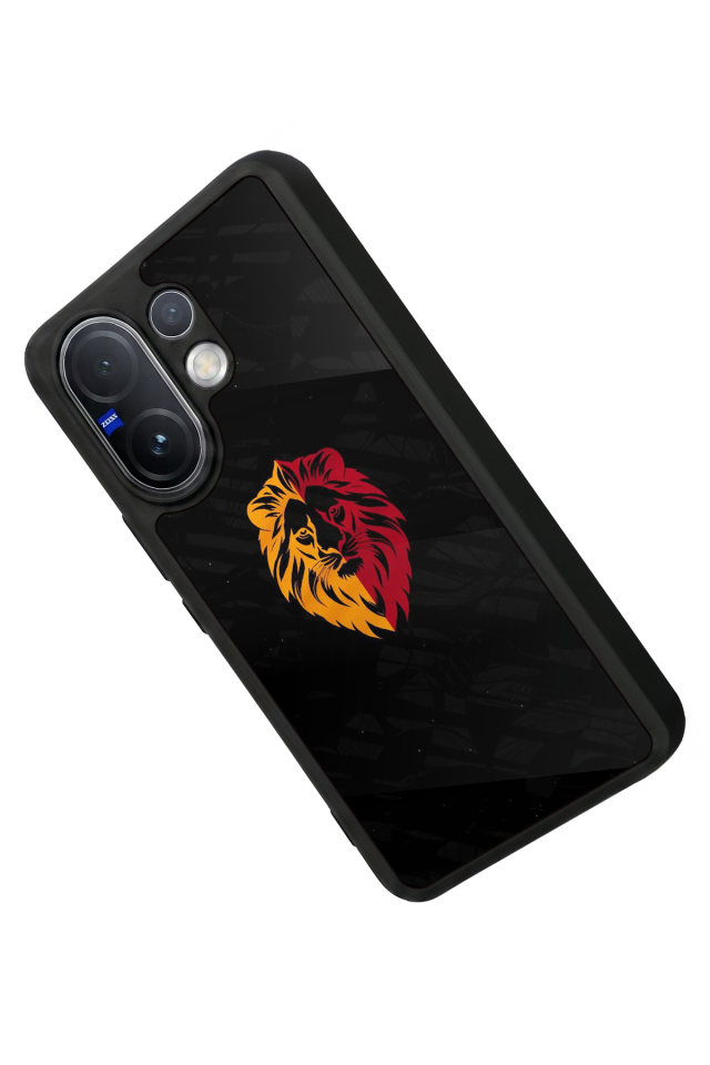 Vivo V60 Uyumlu Aslan Tasarımlı Glossy Premium Kılıf