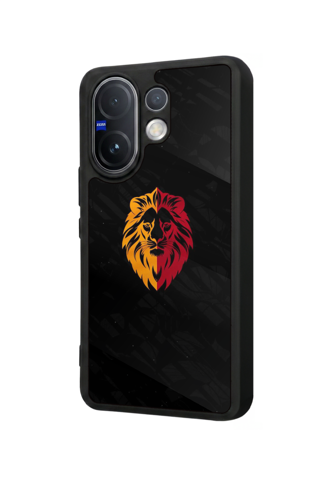 Vivo V60 Uyumlu Aslan Tasarımlı Glossy Premium Kılıf