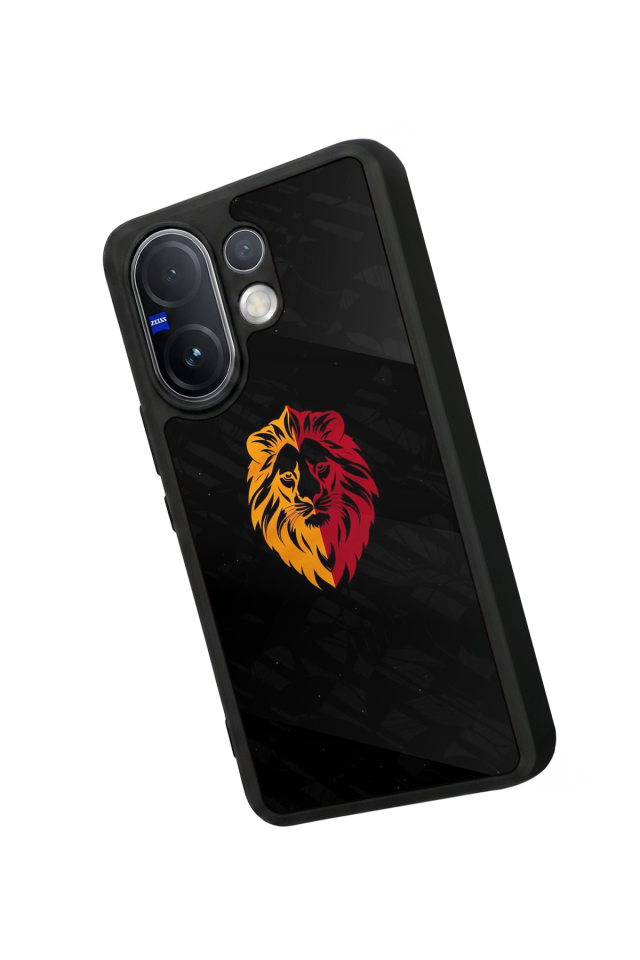 Vivo V60 Uyumlu Aslan Tasarımlı Glossy Premium Kılıf