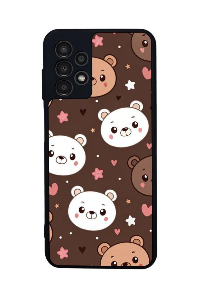 Samsung Galaxy A23 Uyumlu Ayı Tasarımlı Glossy Premium Kılıf