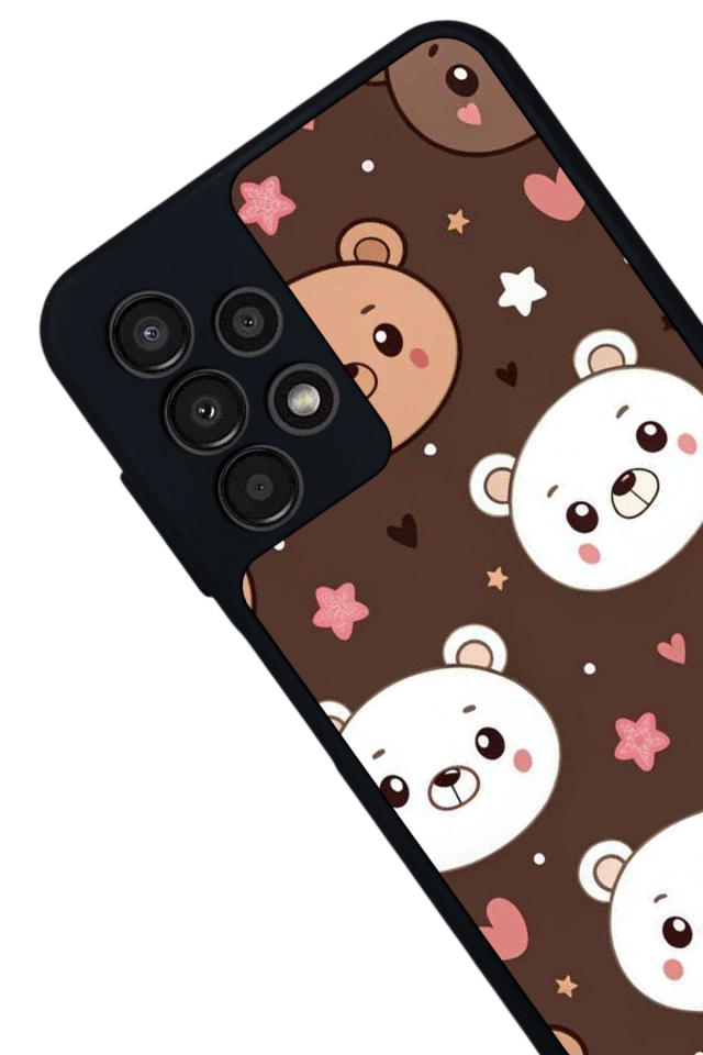 Samsung Galaxy A23 Uyumlu Ayı Tasarımlı Glossy Premium Kılıf