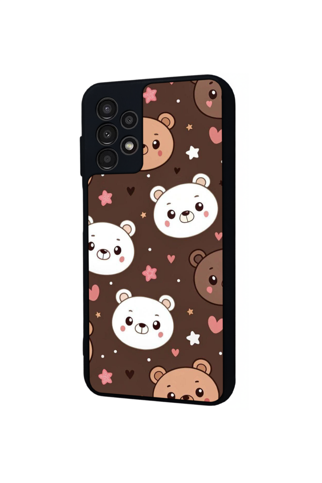 Samsung Galaxy A23 Uyumlu Ayı Tasarımlı Glossy Premium Kılıf