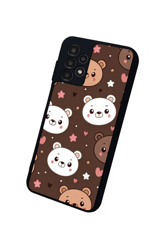 Samsung Galaxy A23 Uyumlu Ayı Tasarımlı Glossy Premium Kılıf