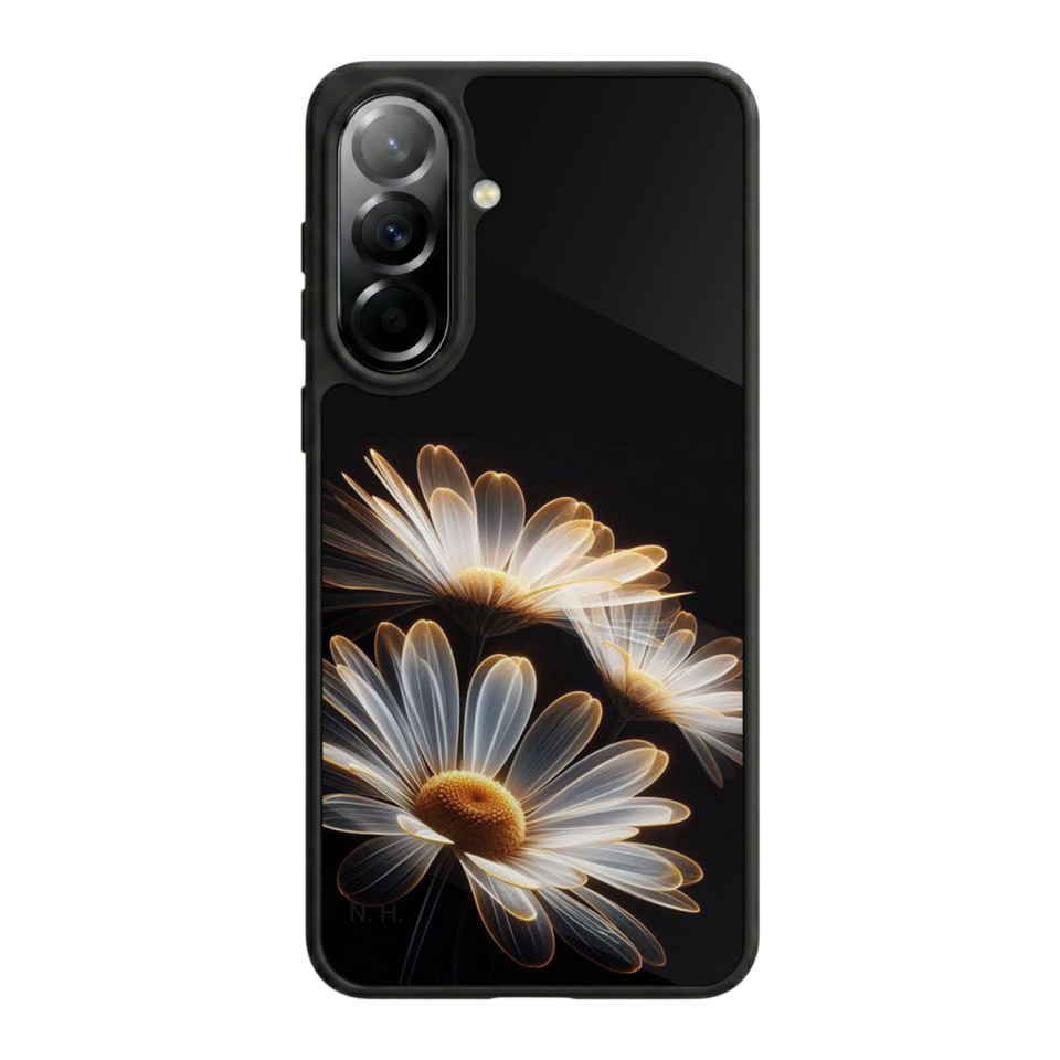 Samsung Galaxy A37 Uyumlu Cicek Tasarımlı Glossy Premium Kılıf