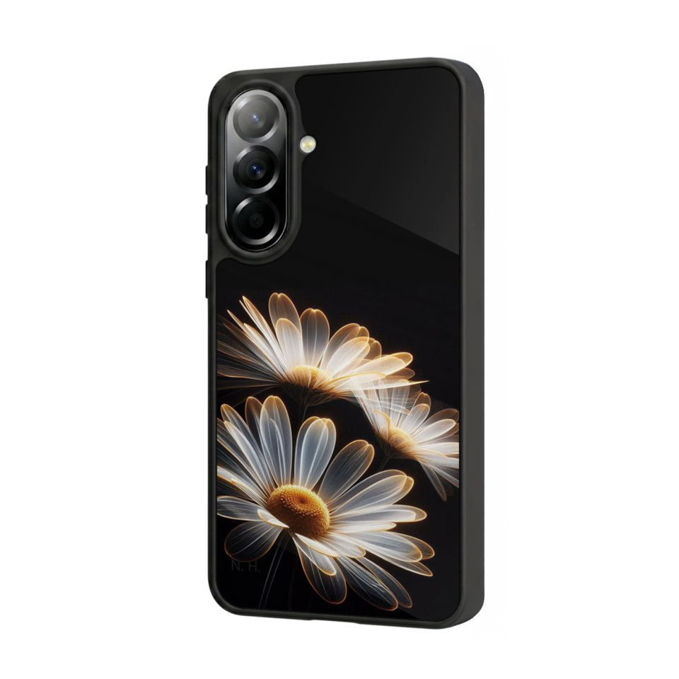 Samsung Galaxy A37 Uyumlu Cicek Tasarımlı Glossy Premium Kılıf