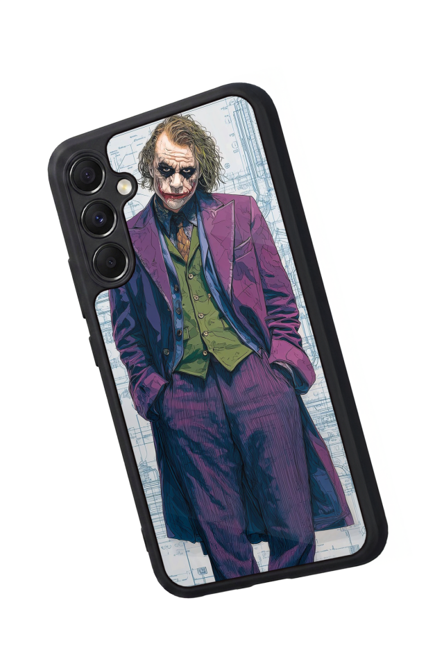 Samsung Galaxy M34 Uyumlu Joker Tasarımlı Glossy Premium Kılıf