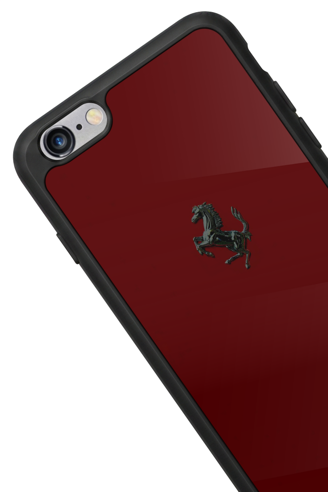 iPhone 6s Plus Uyumlu Kirmizi Tasarımlı Glossy Premium Kılıf