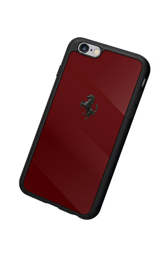 iPhone 6s Plus Uyumlu Kirmizi Tasarımlı Glossy Premium Kılıf