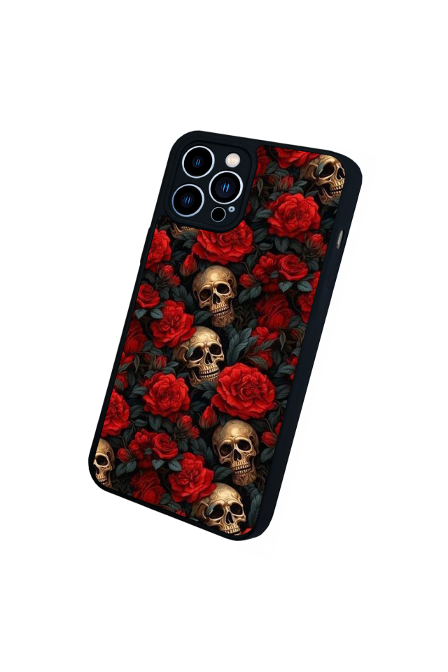 iPhone 13 Pro Max Uyumlu KuruKafa Tasarımlı Glossy Premium Kılıf