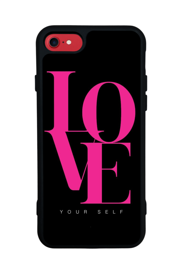 iPhone SE Uyumlu Love Tasarımlı Glossy Premium Kılıf