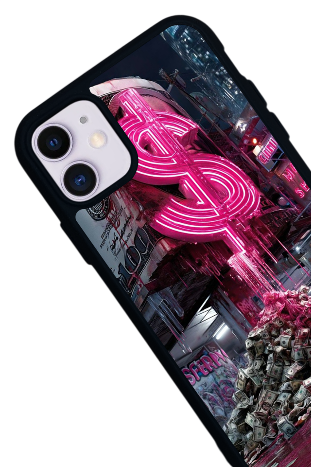iPhone 11 Uyumlu Para Tasarımlı Glossy Premium Kılıf