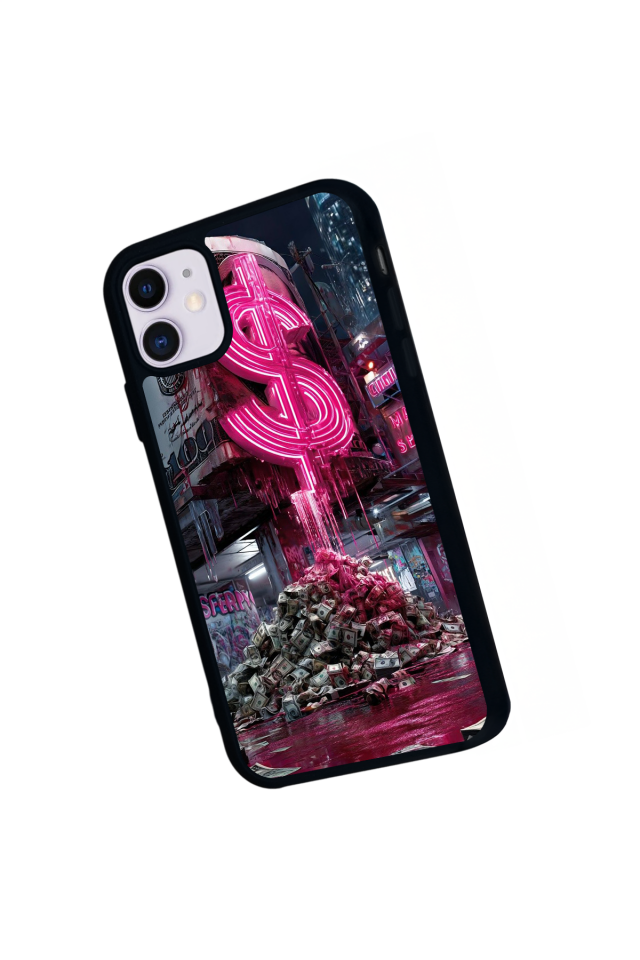 iPhone 11 Uyumlu Para Tasarımlı Glossy Premium Kılıf