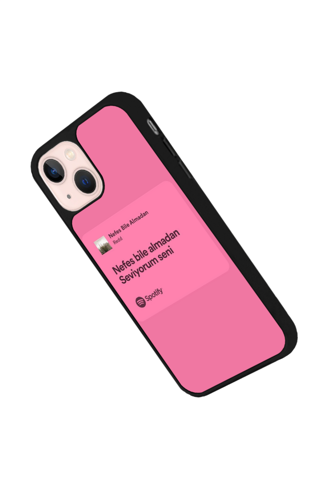 iPhone 15 Plus Uyumlu Sarki Sozleri Tasarımlı Glossy Premium Kılıf