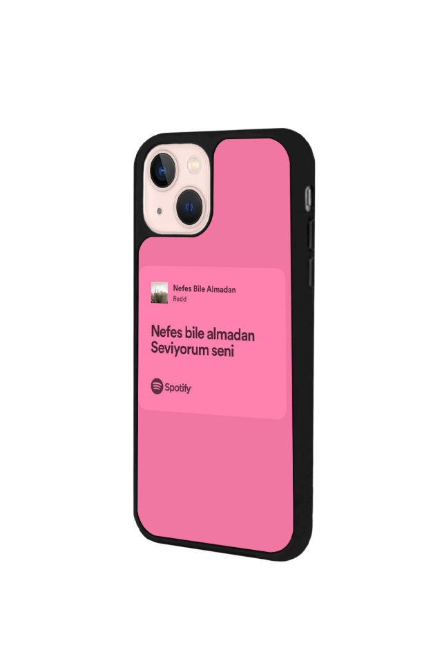 iPhone 15 Plus Uyumlu Sarki Sozleri Tasarımlı Glossy Premium Kılıf