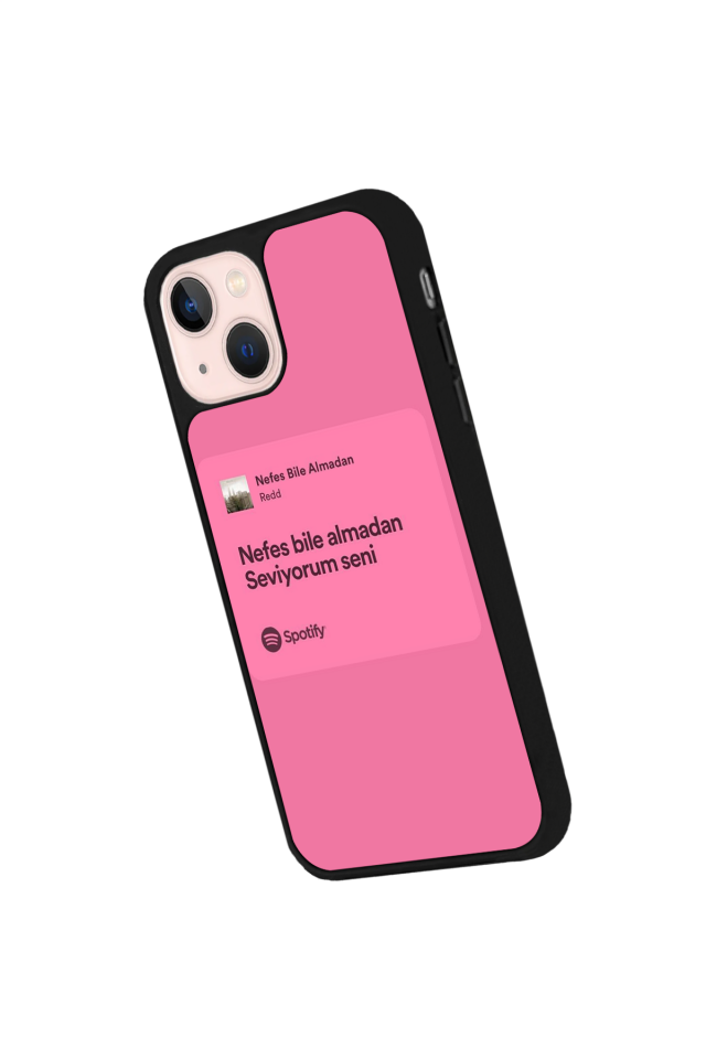 iPhone 15 Plus Uyumlu Sarki Sozleri Tasarımlı Glossy Premium Kılıf