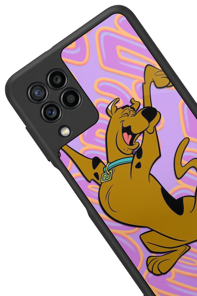 Samsung Galaxy M22 Uyumlu Scooby Doo Tasarımlı Glossy Premium Kılıf