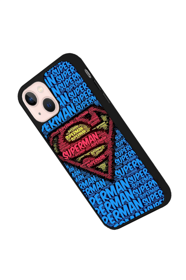 iPhone 13 Mini Uyumlu Superman Tasarımlı Glossy Premium Kılıf