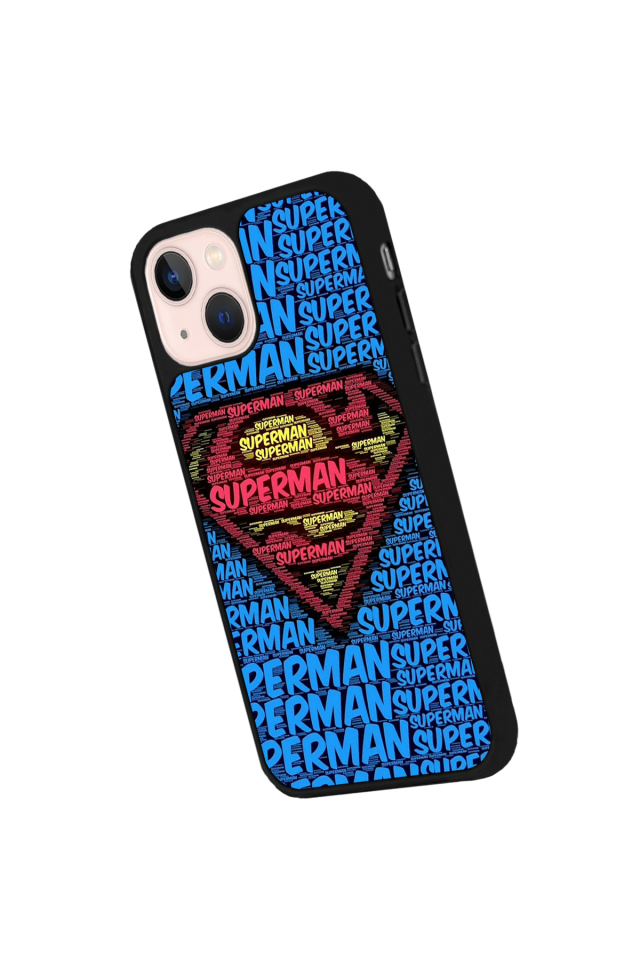iPhone 13 Mini Uyumlu Superman Tasarımlı Glossy Premium Kılıf