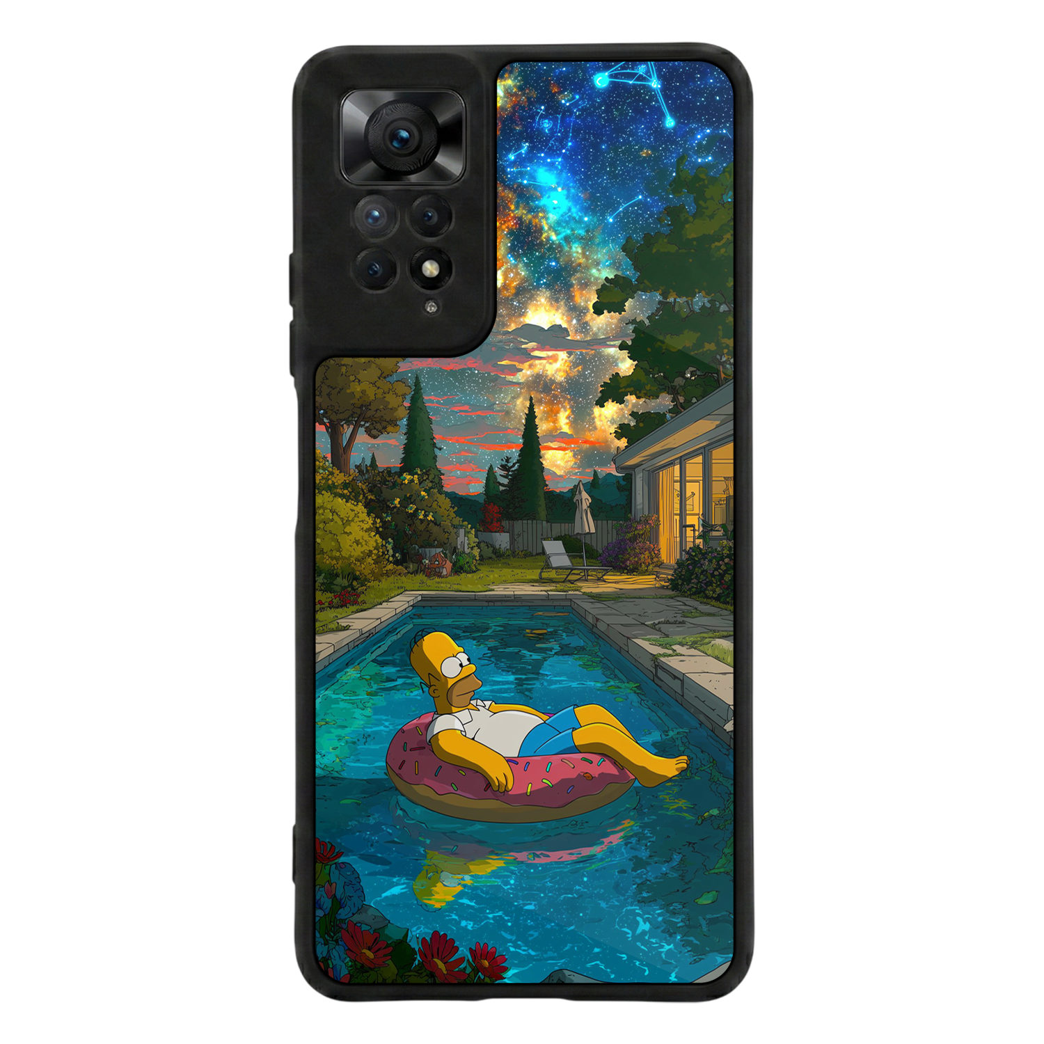 Xiaomi Redmi Note 12 Pro Uyumlu The Simpsons Tasarımlı Glossy Premium Kılıf