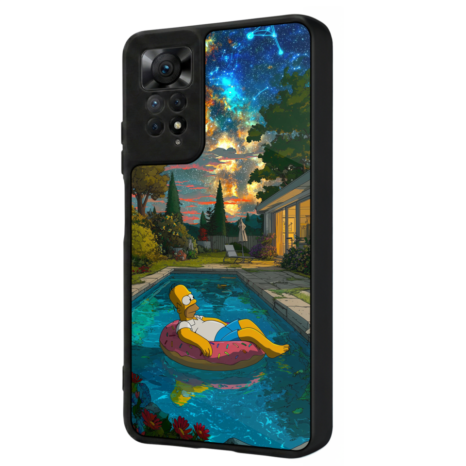 Xiaomi Redmi Note 12 Pro Uyumlu The Simpsons Tasarımlı Glossy Premium Kılıf