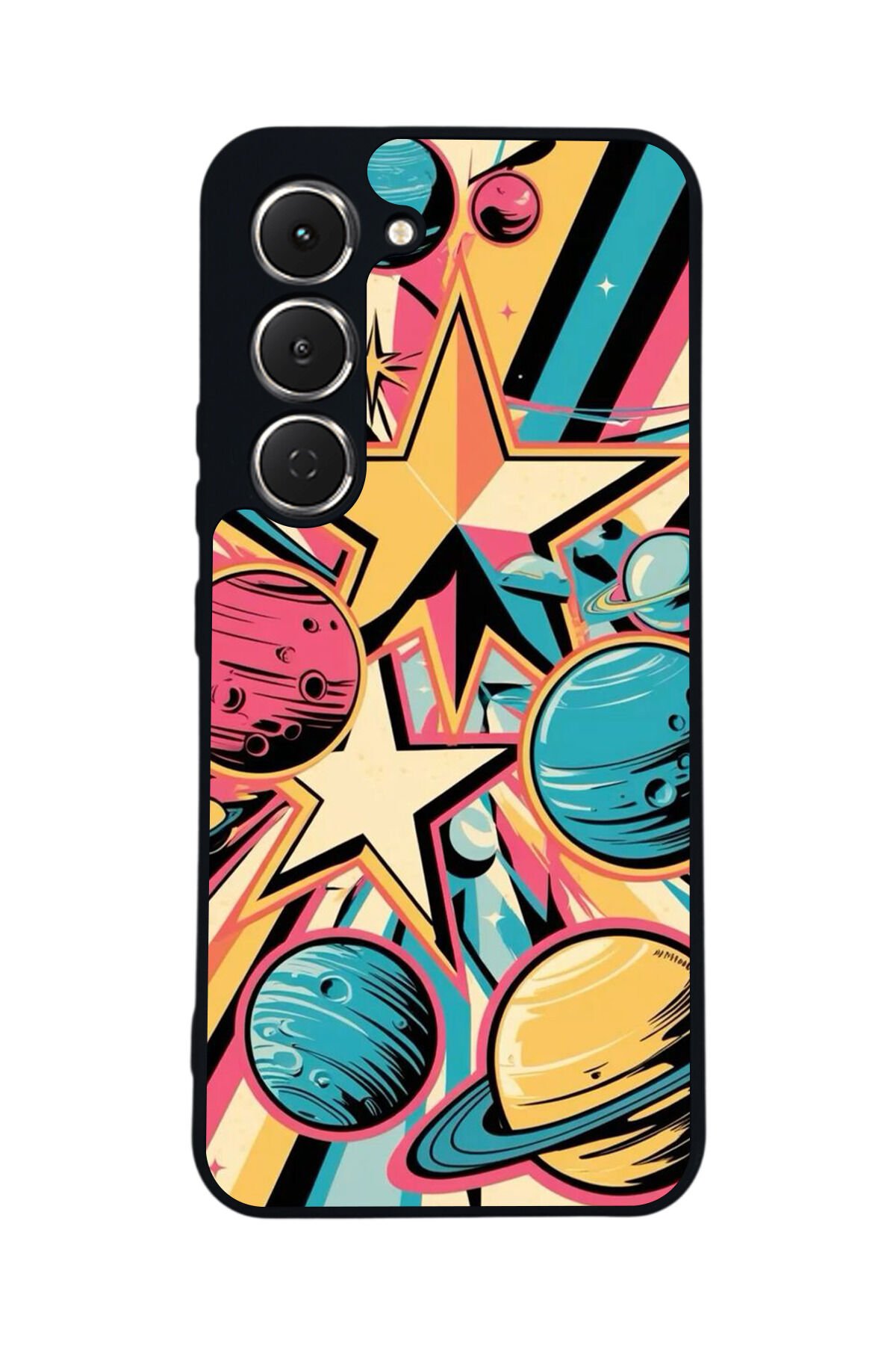 Tecno Spark 40 Pro Uyumlu Uzay Tasarımlı Glossy Premium Kılıf