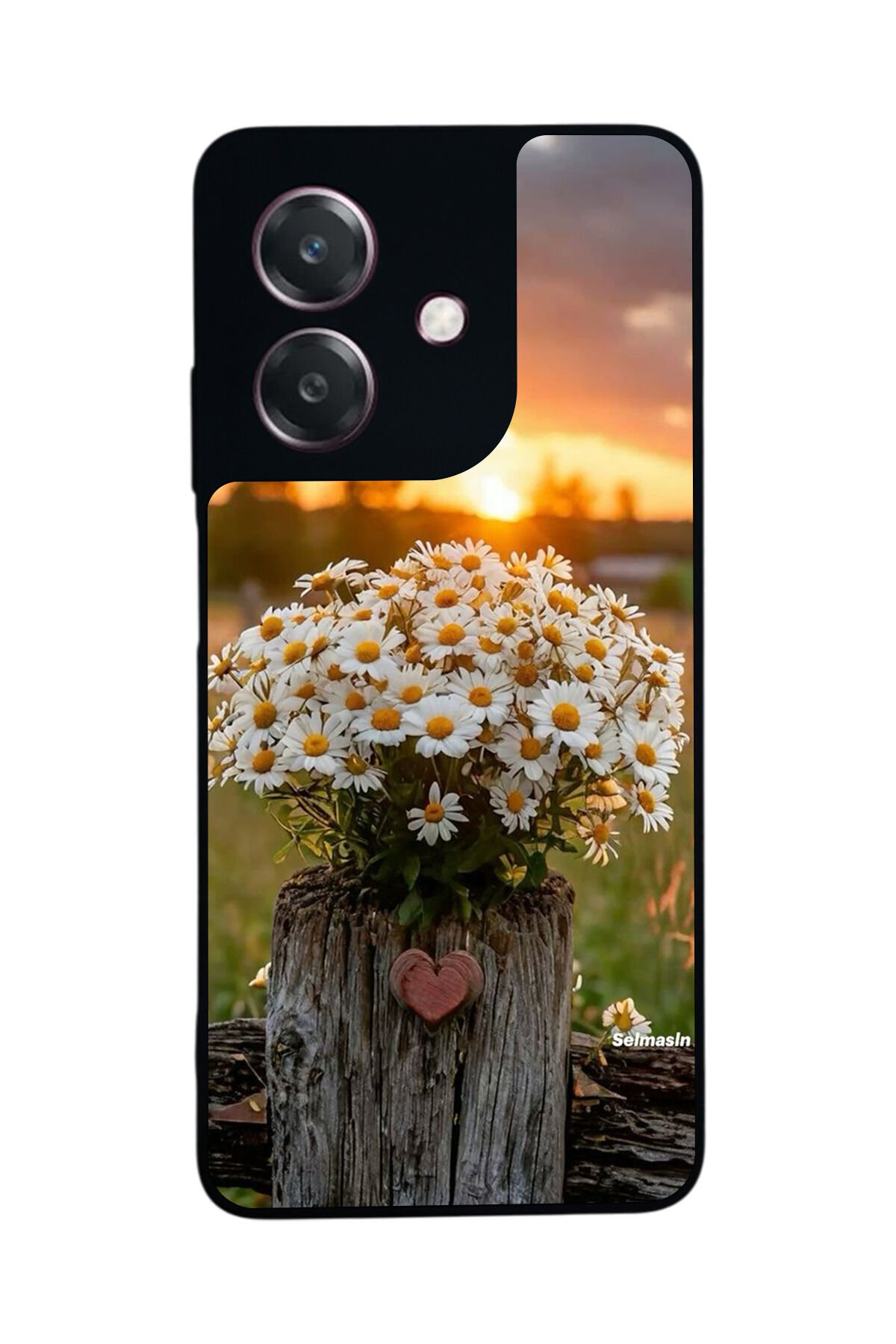 Oppo A3 5G Uyumlu Cicek Tasarımlı Glossy Premium Kılıf