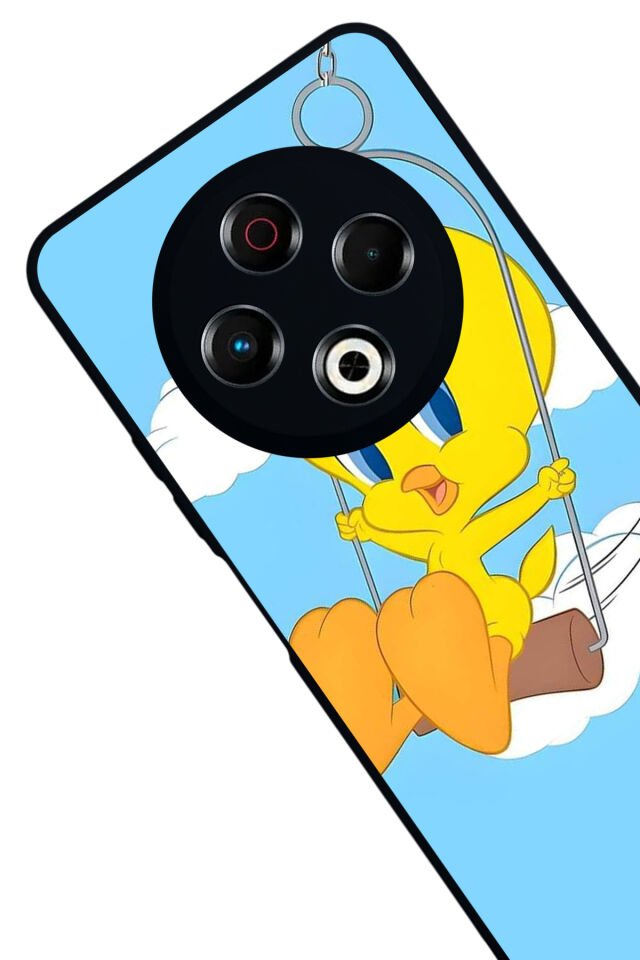 Tecno Spark 30 Uyumlu Tweety Tasarımlı Glossy Premium Kılıf