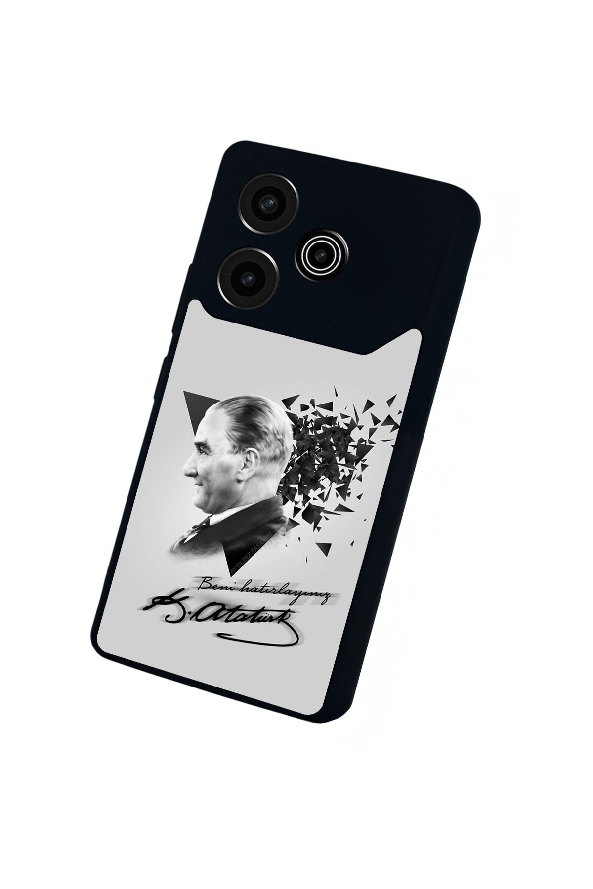 Tecno Pova 6 Uyumlu Mustafa Kemal Ataturk Tasarımlı Glossy Premium Kılıf