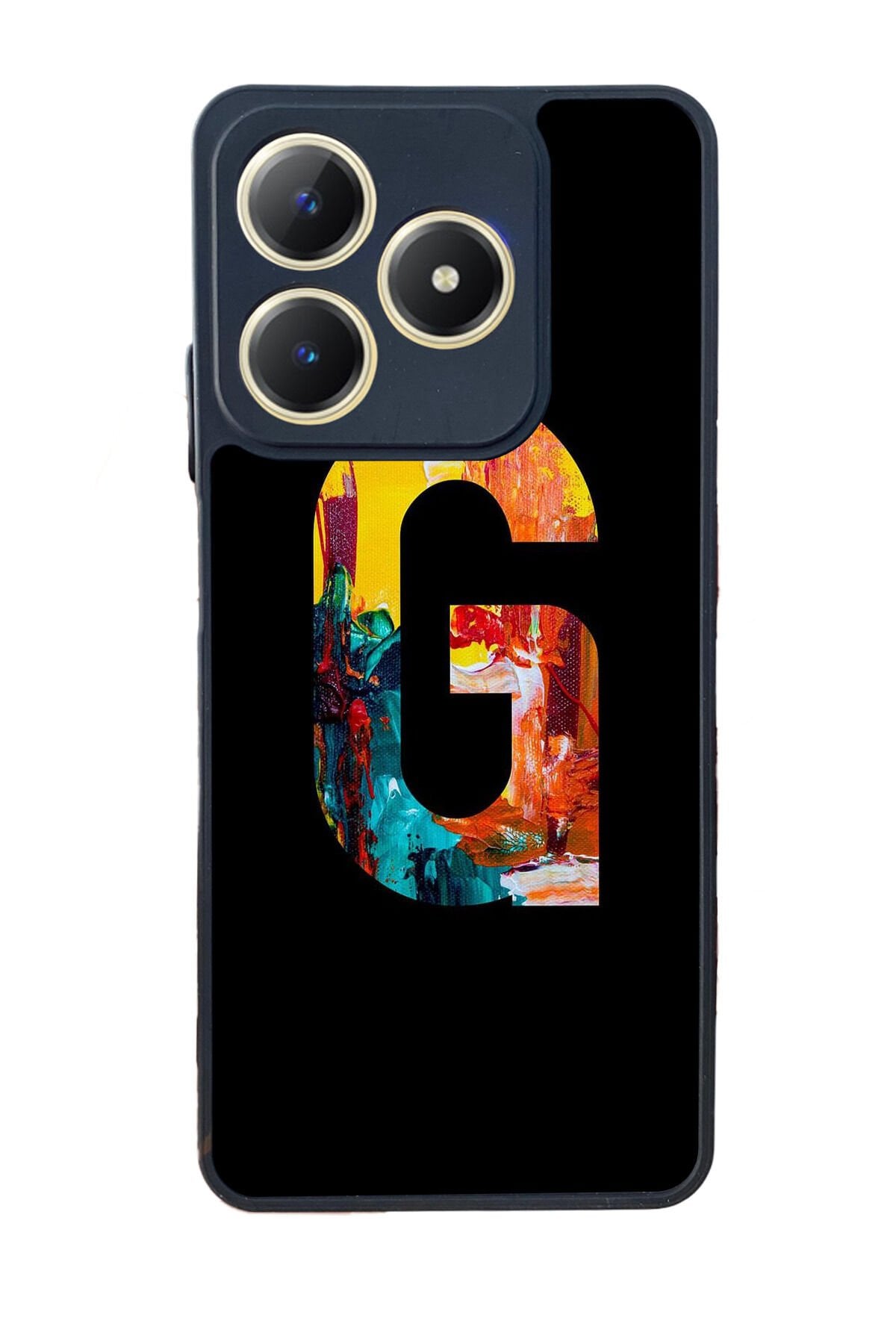 Realme C63 Mat Uyumlu Siyah Kılıf – Yumuşak Silikon, Koruyucu, Şok Emici Kapak