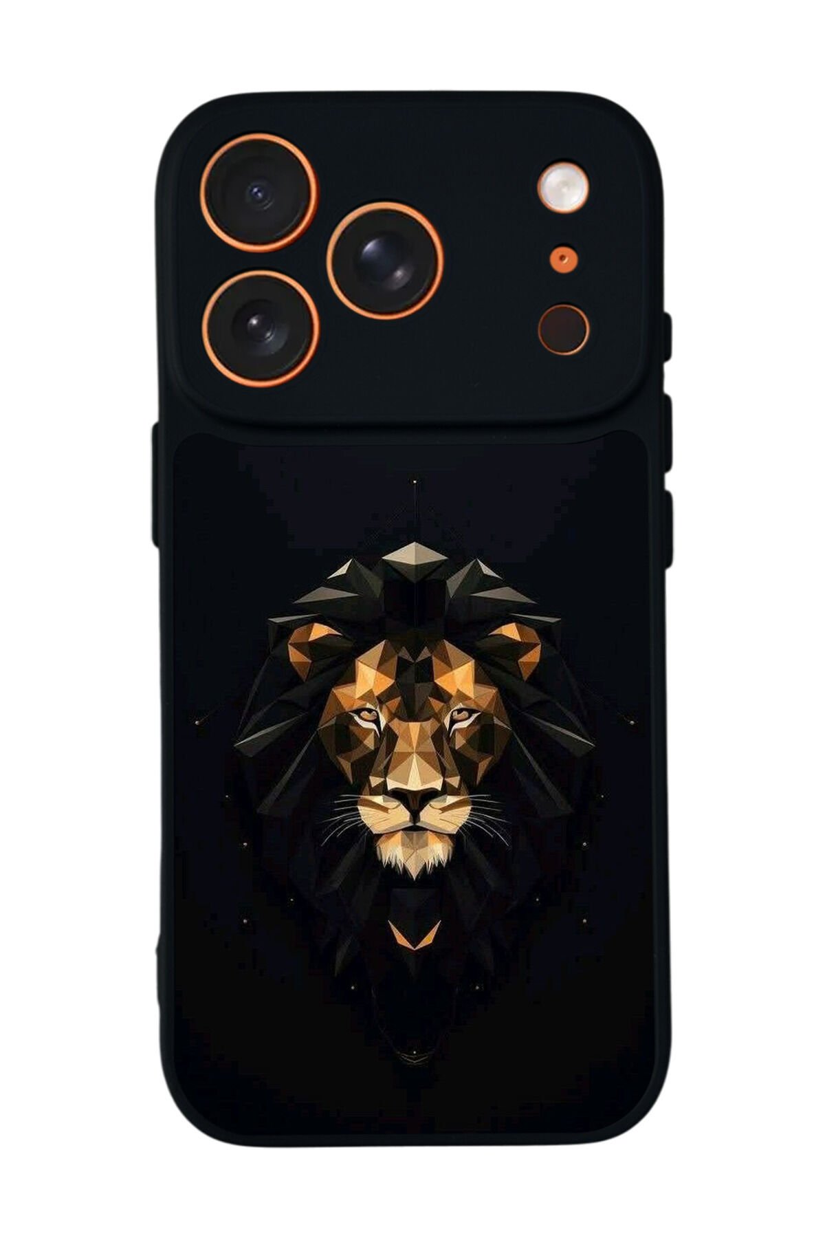 iPhone 17 Pro Uyumlu Aslan Tasarımlı Glossy Premium Kılıf