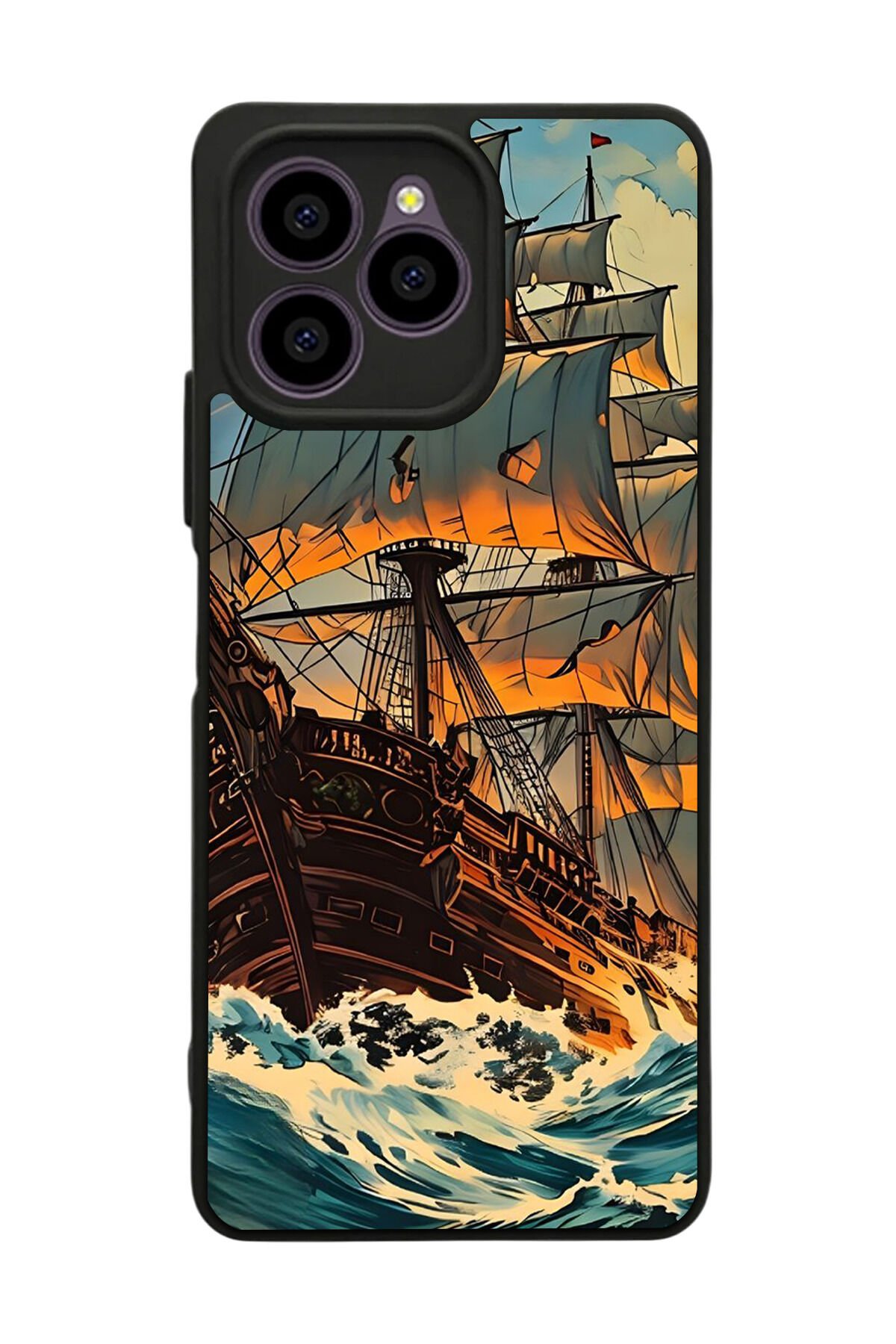 Omix X6 Uyumlu Korsan Tasarımlı Glossy Premium Kılıf