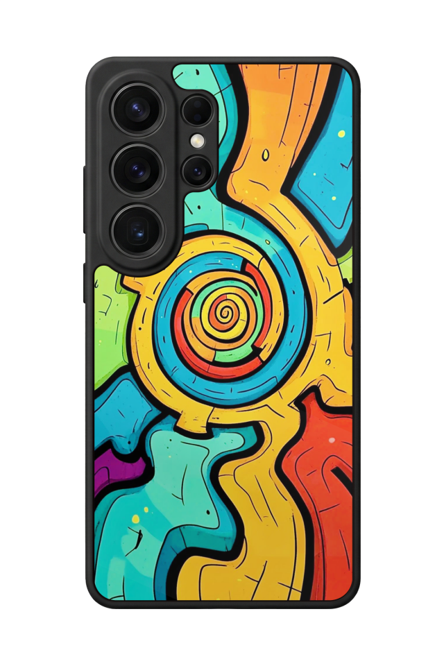 Samsung Galaxy S26 Ultra Uyumlu Abstract Tasarımlı Glossy Premium Kılıf