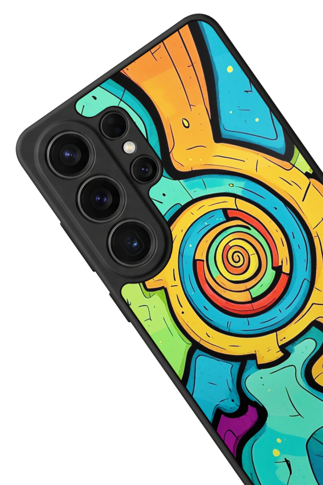 Samsung Galaxy S26 Ultra Uyumlu Abstract Tasarımlı Glossy Premium Kılıf