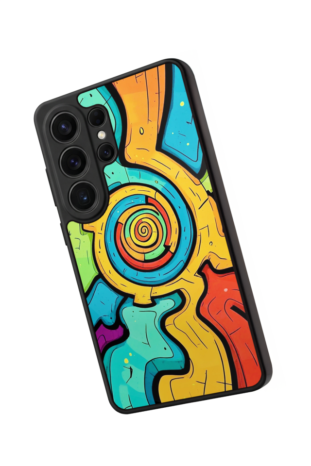 Samsung Galaxy S26 Ultra Uyumlu Abstract Tasarımlı Glossy Premium Kılıf