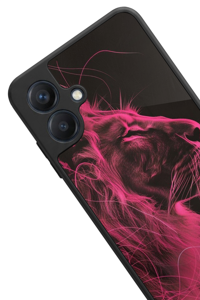 Samsung Galaxy A07 Uyumlu Aslan Tasarımlı Glossy Premium Kılıf