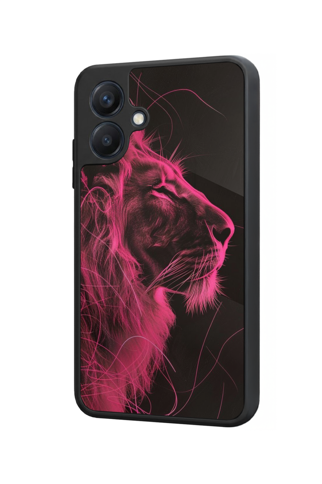 Samsung Galaxy A07 Uyumlu Aslan Tasarımlı Glossy Premium Kılıf