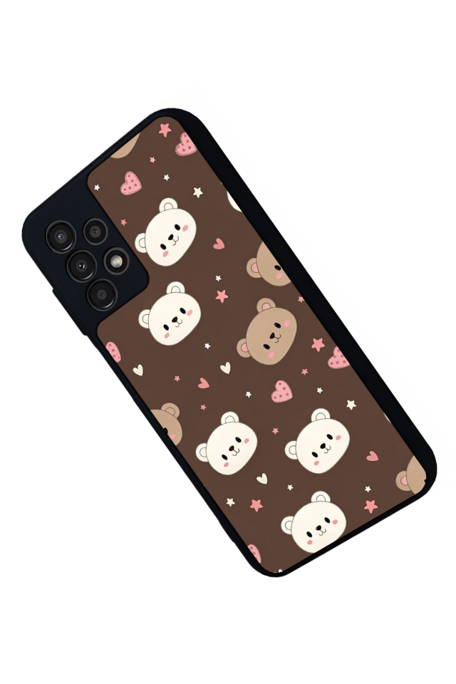 Samsung Galaxy A23 Uyumlu Ayı Tasarımlı Glossy Premium Kılıf