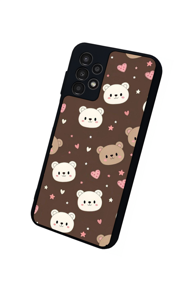 Samsung Galaxy A23 Uyumlu Ayı Tasarımlı Glossy Premium Kılıf