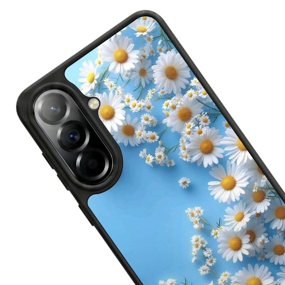Samsung Galaxy A37 Uyumlu Cicek Tasarımlı Glossy Premium Kılıf